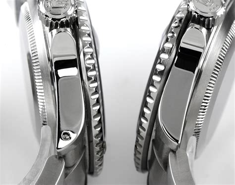 holes vs no holes rolex|rolex 16610 bottom link.